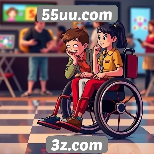 Acessibilidade e inclusão em 55uu.com