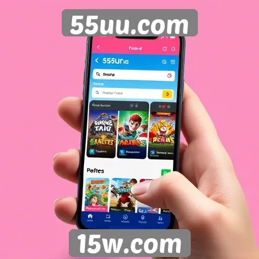 Experiência do usuário no site 55uu.com em dispositivos móveis